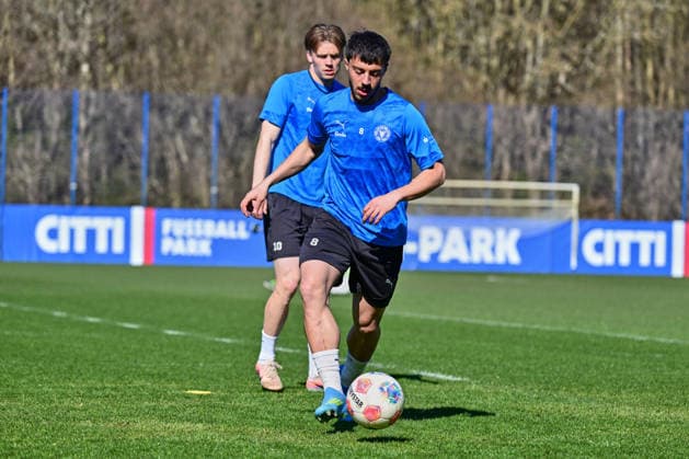 08 04 2026, Football, Men, 2 BL, Season 2025 2026, Training Holstein Kiel Umut Tohumcu Kiel, Projensdorf Projensdorf, Training ground Schleswig Holstein Germany