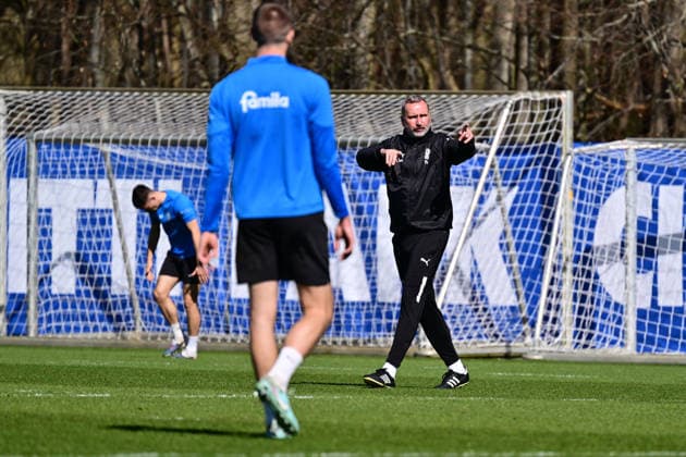 08 04 2026, Football, Men, 2 BL, Season 2025 2026, Training Holstein Kiel Coach Tim Walter Kiel Kiel, Projensdorf Projensdorf, Training ground Schleswig Holstein Germany