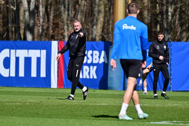 08 04 2026, Football, Men, 2 BL, Season 2025 2026, Training Holstein Kiel Coach Tim Walter Kiel Kiel, Projensdorf Projensdorf, Training ground Schleswig Holstein Germany