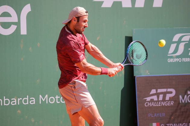 Stefano TRAVAGLIA (ITA) during ATP, Tennis Herren Challenger Monza, International Tennis match in Monza, Italy, April 08 2026  Copyright: xRobertaxCorradin IPAxSportx xipa-agency.netx xx IPA_73828243 IPA_Agency_IPA73828243