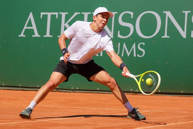 Andrea GUERRIERI (ITA) during ATP, Tennis Herren Challenger Monza, International Tennis match in Monza, Italy, April 08 2026  Copyright: xRobertaxCorradin IPAxSportx xipa-agency.netx xx IPA_73828292 IPA_Agency_IPA73828292