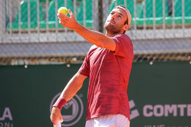 Stefano TRAVAGLIA (ITA) during ATP, Tennis Herren Challenger Monza, International Tennis match in Monza, Italy, April 08 2026  Copyright: xRobertaxCorradin IPAxSportx xipa-agency.netx xx IPA_73828307 IPA_Agency_IPA73828307