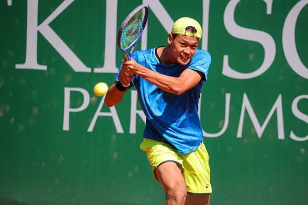 Rei SAKAMOTO (JPN) during ATP, Tennis Herren Challenger Monza, International Tennis match in Monza, Italy, April 08 2026  Copyright: xRobertaxCorradin IPAxSportx xipa-agency.netx xx IPA_73828259 IPA_Agency_IPA73828259