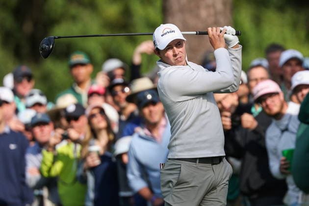 2026 Masters Tournament - practice round Matt Fitzpatrick of England tees off at the 17th hole during the final practice round for the 2026 Masters Tournament at the Augusta National Golf Club in Augusta, Georgia, USA, 08 April 2026. The Masters golf tournament begins 09 April 2026. AUGUSTA GEORGIA United States  Copyright: xCHRISxTORRESx
