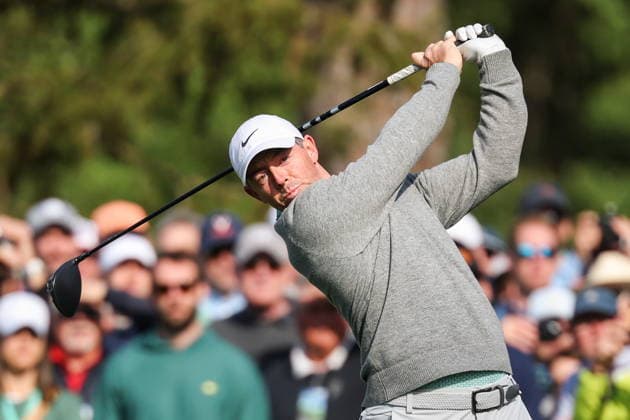 2026 Masters Tournament - practice round Rory McIlroy of Northern Ireland tees off at the 17th hole during the final practice round for the 2026 Masters Tournament at the Augusta National Golf Club in Augusta, Georgia, USA, 08 April 2026. The Masters golf tournament begins 09 April 2026. AUGUSTA GEORGIA United States  Copyright: xCHRISxTORRESx
