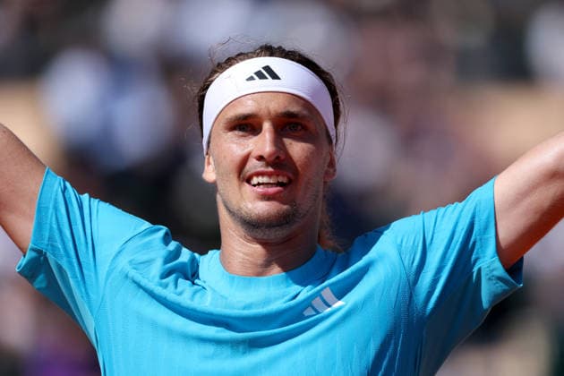 Rolex Monte-Carlo Masters - Day Four Alexander Zverev of Germany celebrates after winning his Round of 32 match against Cristian Garin of Chile day Four of the Rolex Monte-Carlo Masters at Monte-Carlo Country Club on April 8, 2025 in Monte-Carlo, Monaco. Monaco Monte-Carlo Country Club Monte_Carlo Monaco Copyright: xAllstarxPicturexLibraryxLtdx