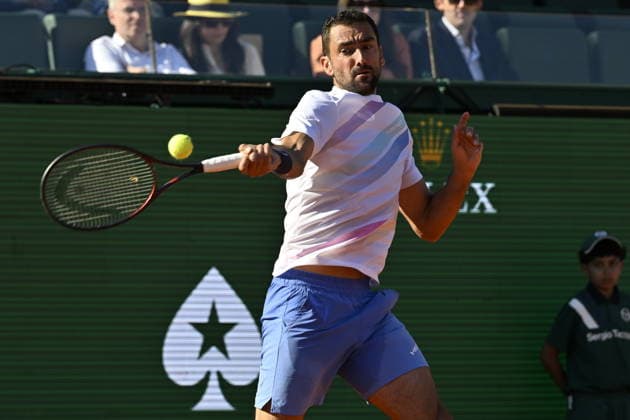 Tennis - Monte Carlo Rolex Masters 2026 - ATP, Tennis Herren - 08 04 2026 - Tennis - Monte Carlo Rolex Masters 2026 - ATP - 08 04 2026 -Marin Cilic - Croatie Monaco  Copyright: xChryslenexCaillaudx xPsnewzx