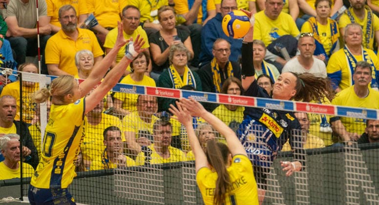 Volleyball, Women, VBL, Playoffs, SSC Palmberg Schwerin - VfB Suhl Lotto Thüringen