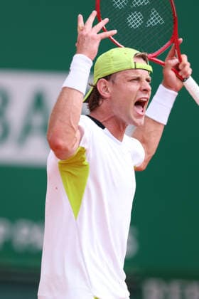 Rolex Monte-Carlo Masters - Day Four Zizou Bergs of Belgium reacts during his Round of 32 match against Andrey Rublev of Russia on day Four of the Rolex Monte-Carlo Masters at Monte-Carlo Country Club on April 8, 2025 in Monte-Carlo, Monaco. Monaco Monte-Carlo Country Club Monte_Carlo Monaco Copyright: xAllstarxPicturexLibraryxLtdx
