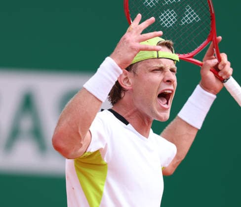 Rolex Monte-Carlo Masters - Day Four Zizou Bergs of Belgium reacts during his Round of 32 match against Andrey Rublev of Russia on day Four of the Rolex Monte-Carlo Masters at Monte-Carlo Country Club on April 8, 2025 in Monte-Carlo, Monaco. Monaco Monte-Carlo Country Club Monte_Carlo Monaco Copyright: xAllstarxPicturexLibraryxLtdx