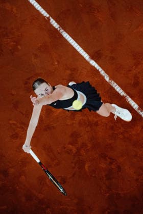 TENNIS - WTA, Tennis Damen Upper Austria Ladies Linz LINZ,AUSTRIA,08.APR.26 - TENNIS - WTA Tour, Upper Austria Ladies Linz. Image shows Anastasia Potapova (AUT).  GEPAxpictures xAlexanderxSolc