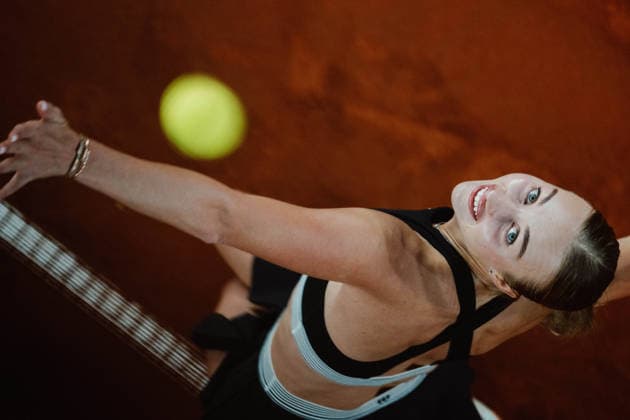 TENNIS - WTA, Tennis Damen Upper Austria Ladies Linz LINZ,AUSTRIA,08.APR.26 - TENNIS - WTA Tour, Upper Austria Ladies Linz. Image shows Anastasia Potapova (AUT).  GEPAxpictures xAlexanderxSolc