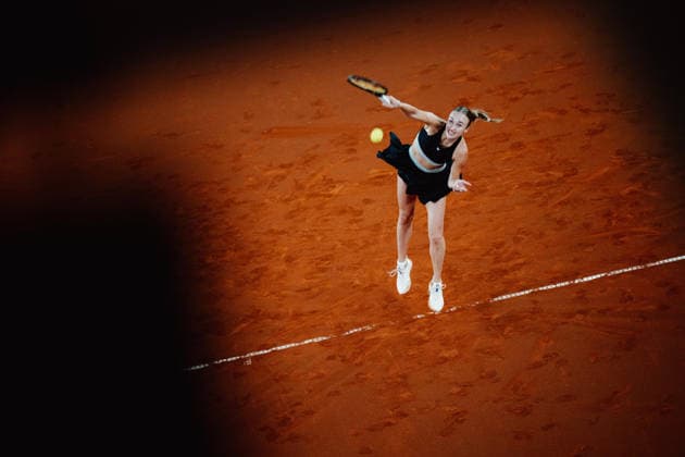 TENNIS - WTA, Tennis Damen Upper Austria Ladies Linz LINZ,AUSTRIA,08.APR.26 - TENNIS - WTA Tour, Upper Austria Ladies Linz. Image shows Anastasia Potapova (AUT).  GEPAxpictures xAlexanderxSolc