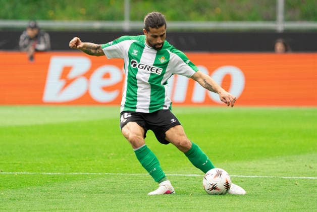 Braga v Real Betis Europa League Real Betis player during the Europa Leage match, between Braga and Real Betis played at Braga Municipal Stadium on April 8, 2026 in Braga, Portugal Braga Portugal Copyright: xAdrianxFernandezx xAgenciaxLOFx