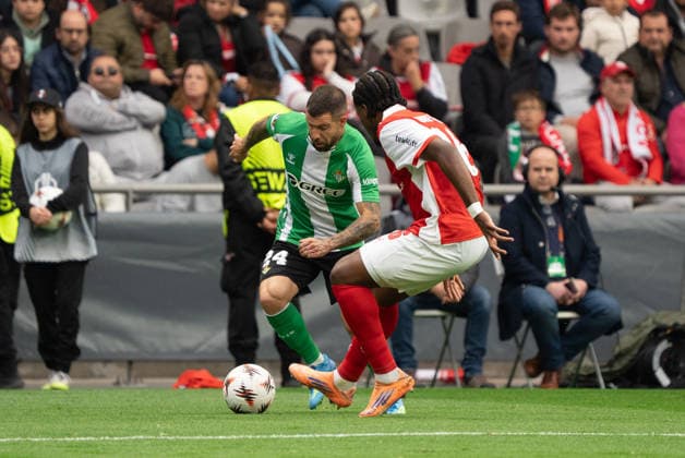 Braga v Real Betis Europa League Players during the Europa Leage match, between Braga and Real Betis played at Braga Municipal Stadium on April 8, 2026 in Braga, Portugal Braga Portugal Copyright: xAdrianxFernandezx xAgenciaxLOFx