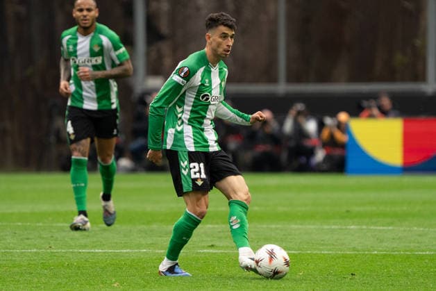 Braga v Real Betis Europa League Real Betis player during the Europa Leage match, between Braga and Real Betis played at Braga Municipal Stadium on April 8, 2026 in Braga, Portugal Braga Portugal Copyright: xAdrianxFernandezx xAgenciaxLOFx