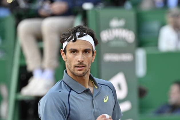 Tennis - Monte Carlo Rolex Masters 2026 - ATP, Tennis Herren - 08 04 2026 - Tennis - Monte Carlo Rolex Masters 2026 - ATP - 08 04 2026 - Lorenzo Musetti - Italien Monaco  Copyright: xChryslenexCaillaud Psnewzx