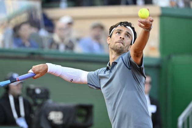 Tennis - Monte Carlo Rolex Masters 2026 - ATP, Tennis Herren - 08 04 2026 - Tennis - Monte Carlo Rolex Masters 2026 - ATP - 08 04 2026 - Lorenzo Musetti - Italien Monaco  Copyright: xChryslenexCaillaud Psnewzx