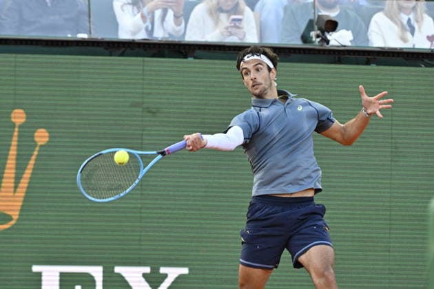 Tennis - Monte Carlo Rolex Masters 2026 - ATP, Tennis Herren - 08 04 2026 - Tennis - Monte Carlo Rolex Masters 2026 - ATP - 08 04 2026 - Lorenzo Musetti - Italien Monaco  Copyright: xChryslenexCaillaud Psnewzx