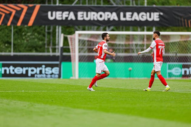 April 8, 2026, Braga, Braga, Portugal: Joao Moutinho of Sc Braga in action during UEFA Europa League 2025 26 Quarter-Final Leg One match between SC Braga and Real Betis Balompie at Estadio Municipal de Braga on April 08, 2026 in Braga, Portugal Uefa Europe League Sc Braga X Real Betis  - ZUMAe141 20260408_zsp_e141_014 Copyright: xLuisxEirasx