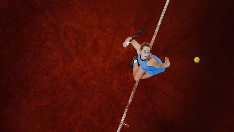 TENNIS - WTA, Tennis Damen Upper Austria Ladies Linz LINZ,AUSTRIA,08.APR.26 - TENNIS - WTA Tour, Upper Austria Ladies Linz. Image shows Mirra Andreeva (RUS).  GEPAxpictures xAlexanderxSolc