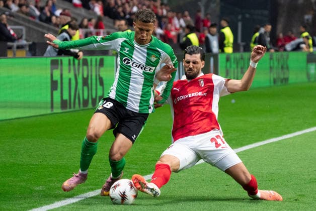 Braga v Real Betis Europa League Players during the Europa Leage match, between Braga and Real Betis played at Braga Municipal Stadium on April 8, 2026 in Braga, Portugal Braga Portugal Copyright: xAdrianxFernandezx xAgenciaxLOFx