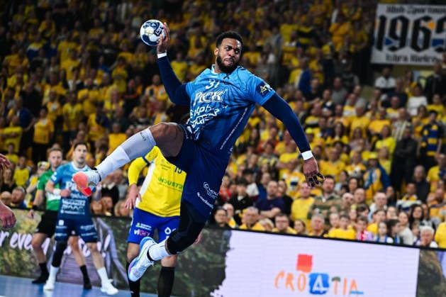 KIELCE 08.04.2026 MECZ PLAY-OFF LIGA MISTRZOW PILKA RECZNA MEZCZYZN SEZON 2025 2026 --- MENS HANDBALL EHF CHAMPIONS LEAGUE SEASON 2025 2026 MATCH: INDUSTRIA KIELCE - OTP BANK-PICK SZEGED JEREMY TOTO FOT. MICHAL TRZPIS 400MM.PL NEWSPIX.PL --- newspix.pl 
