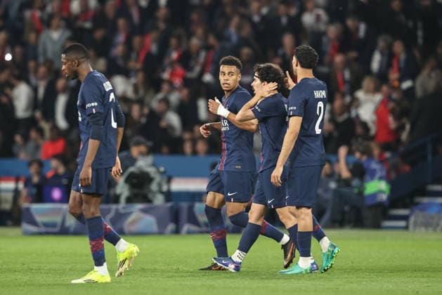 UEFA Champions League Quarter Finals Paris Saint-Germain v Liverpool Desire Doue of Paris Saint-Germain celebrates his goal to make it 1-0 during the UEFA Champions League Quarter Finals match Paris Saint-Germain vs Liverpool at Parc des Princes, Paris, France on 08 April 2026 (Photo by Alfie Cosgrove News Images) Paris Parc des Princes Paris France Copyright: xAlfiexCosgrove NewsxImagesx
