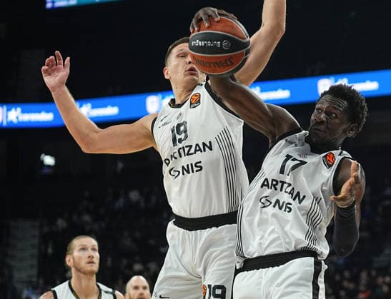 Anadolu Efes v Partizan - EuroLeague ISTANBUL, TURKIYE - APRIL 8: Isaac Bonga (17) of Partizan in action during the Turkish Airlines EuroLeague Round 36 game at the Turkcell Basketball Development Center, on April 8, 2026, in Istanbul, Turkiye. Esra Bilgin Anadolu Istanbul Turkey. Editorial use only. Please get in touch for any other usage.  Copyright: x2026xAnadoluxEsraxBilginx