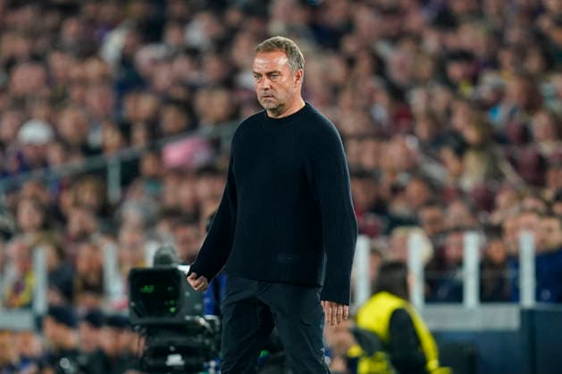ESP: FC Barcelona, Barca - Atletico de Madrid. UEFA Champions League. Quarter-Finals, first leg. FC Barcelona head coach Hansi Flick during UEFA Champions League match, Quarter-Finals, first leg, between FC Barcelona and Atletico de Madrid played at Spotify Camp Nou Stadium on April 8, 2026 in Barcelona, Spain. kpng Copyright: xSergioxRuizx xPRESSINPHOTOx PS_260408_BAR_ATL_CH_2526_032