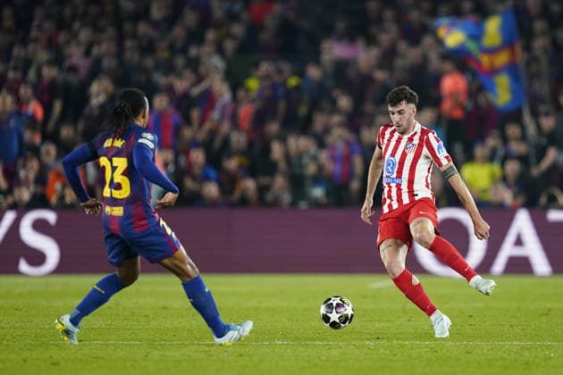 UEFA Champions League match, Quarter-Finals, first leg, between FC Barcelona, Barca and Atletico de Madrid played at Spotify Camp Nou Stadium on April 8, 2026 in Barcelona, Spain. (Photo by Bagu Blanco PRESSINPHOTO) Copyright: xBaguxBlancox xPRESSINPHOTOx