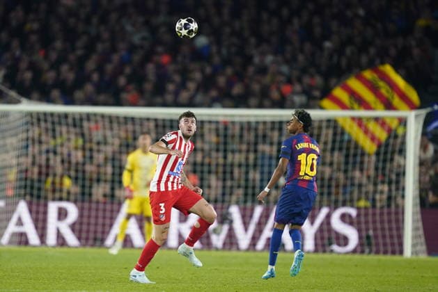 UEFA Champions League match, Quarter-Finals, first leg, between FC Barcelona, Barca and Atletico de Madrid played at Spotify Camp Nou Stadium on April 8, 2026 in Barcelona, Spain. (Photo by Bagu Blanco PRESSINPHOTO) Copyright: xBaguxBlancox xPRESSINPHOTOx
