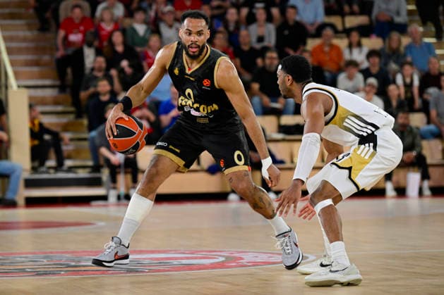 BASKET-BALL : AS Monaco VS LDLC Asvel - Turkish Airlines EuroLeague - 08 04 2026 Elie Okobo (ASM) - Turkish Airlines EuroLeague match between AS Monaco and LDLC Asvel on April 8, 2026 at the Gaston-MÃ decin sports hall in Monaco. MonacoMonaco  Copyright: xWilliamxCannarellax