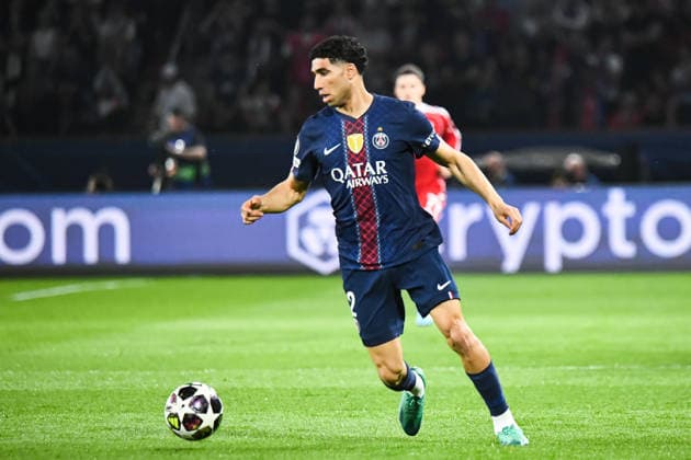 FOOTBALL : Paris Saint Germain vs Liverpool FC - Ligue des Champions - Quart de Finale - Match Aller - 08 04 2026 Achraf Hakimi (Paris SG) ParisFrance  Copyright: xBaptistexAutissierx