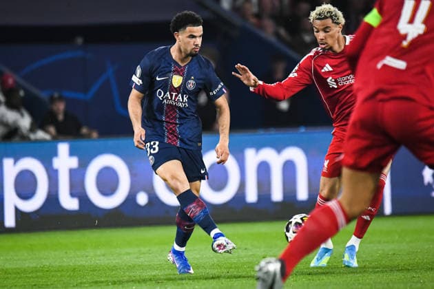 FOOTBALL : Paris Saint Germain vs Liverpool FC - Ligue des Champions - Quart de Finale - Match Aller - 08 04 2026 Warren Zaire-Emery (Paris SG) ParisFrance  Copyright: xBaptistexAutissierx