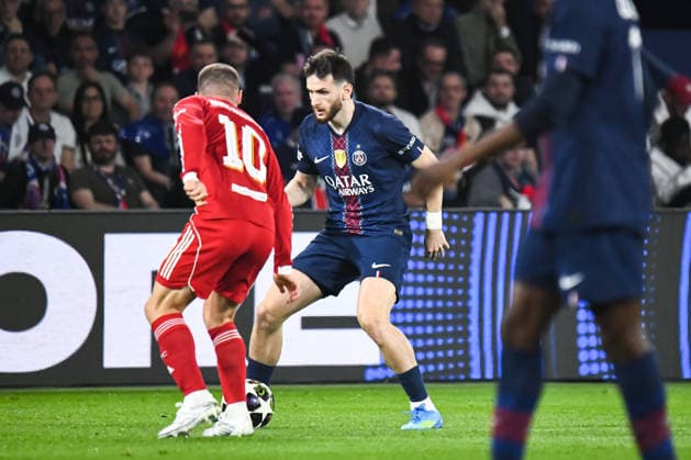 FOOTBALL : Paris Saint Germain vs Liverpool FC - Ligue des Champions - Quart de Finale - Match Aller - 08 04 2026 Khvicha Kvaratskhelia (Paris SG) ParisFrance  Copyright: xBaptistexAutissierx