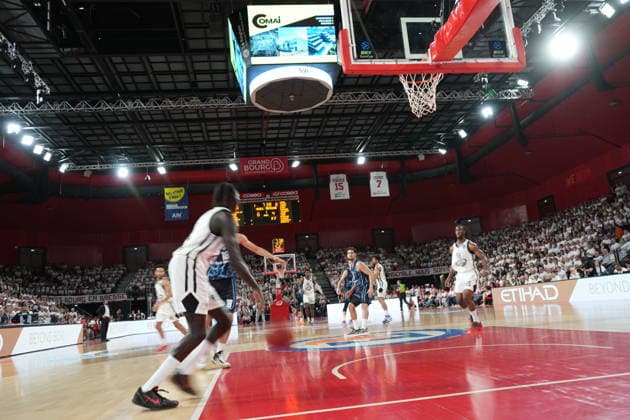 JL Bourg v Turk Telekom - EuroCup Basketball BOURG-EN-BRESSE, FRANCE - APRIL 8: Michael Devoe (0) of Turk Telekom in action during the third game of EuroCup Basketball semifinal match between JL Bourg and Turk Telekom in Bourg-en-Bresse, France on April 8, 2026.??????? Mathieu Prudhomme Anadolu Bourg-en-Bresse France. Editorial use only. Please get in touch for any other usage.  Copyright: x2026xAnadoluxMathieuxPrudhommex