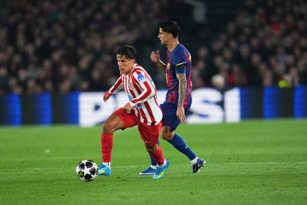 UEFA Champions League match, Quarter-Finals, first leg, between FC Barcelona, Barca and Atletico de Madrid played at Spotify Camp Nou Stadium on April 8, 2026 in Barcelona, Spain. (Photo by Bagu Blanco PRESSINPHOTO) Copyright: xBaguxBlancox xPRESSINPHOTOx