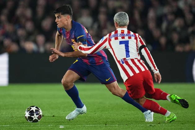 UEFA Champions League match, Quarter-Finals, first leg, between FC Barcelona, Barca and Atletico de Madrid played at Spotify Camp Nou Stadium on April 8, 2026 in Barcelona, Spain. (Photo by Bagu Blanco PRESSINPHOTO) Copyright: xBaguxBlancox xPRESSINPHOTOx