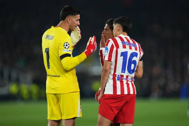 UEFA Champions League match, Quarter-Finals, first leg, between FC Barcelona, Barca and Atletico de Madrid played at Spotify Camp Nou Stadium on April 8, 2026 in Barcelona, Spain. (Photo by Bagu Blanco PRESSINPHOTO) Copyright: xBaguxBlancox xPRESSINPHOTOx