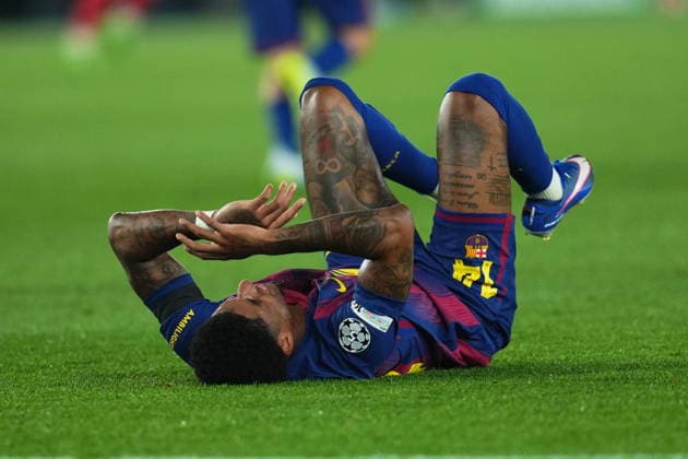 UEFA Champions League match, Quarter-Finals, first leg, between FC Barcelona, Barca and Atletico de Madrid played at Spotify Camp Nou Stadium on April 8, 2026 in Barcelona, Spain. (Photo by Bagu Blanco PRESSINPHOTO) Copyright: xBaguxBlancox xPRESSINPHOTOx