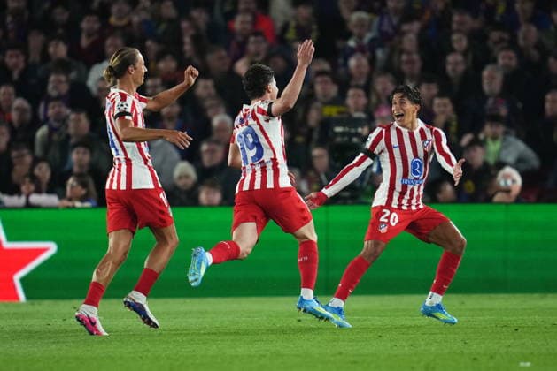 UEFA Champions League match, Quarter-Finals, first leg, between FC Barcelona, Barca and Atletico de Madrid played at Spotify Camp Nou Stadium on April 8, 2026 in Barcelona, Spain. (Photo by Bagu Blanco PRESSINPHOTO) Copyright: xBaguxBlancox xPRESSINPHOTOx