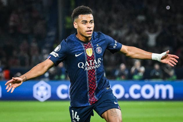 April 8, 2026, Paris, France, France: Desire DOUE of PSG celebrates his goal during the UEFA Champions League match between Paris Saint-Germain and Liverpool FC at Parc des Princes Stadium on April 08, 2026 in Paris, France. Paris France - ZUMAm308 20260408_zsp_m308_002 Copyright: xMatthieuxMirvillex