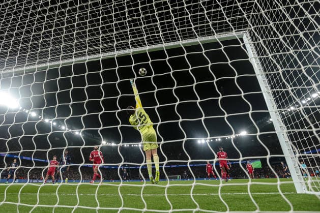 Desire Doue Paris Saint Germain FC scores his team s first goal during the UEFA Champions League 2025 26 Quarter Final First Leg match between Paris Saint Germain FC and Liverpool FC at Parc des Princes on April 8, 2026 in Paris, France Photo by Harry Langer DeFodi Images