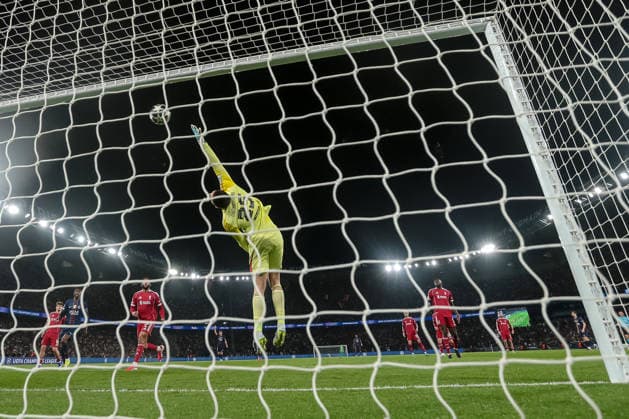 Desire Doue Paris Saint Germain FC scores his team s first goal during the UEFA Champions League 2025 26 Quarter Final First Leg match between Paris Saint Germain FC and Liverpool FC at Parc des Princes on April 8, 2026 in Paris, France Photo by Harry Langer DeFodi Images