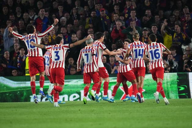 UEFA Champions League match, Quarter-Finals, first leg, between FC Barcelona, Barca and Atletico de Madrid played at Spotify Camp Nou Stadium on April 8, 2026 in Barcelona, Spain. (Photo by Bagu Blanco PRESSINPHOTO) Copyright: xBaguxBlancox xPRESSINPHOTOx