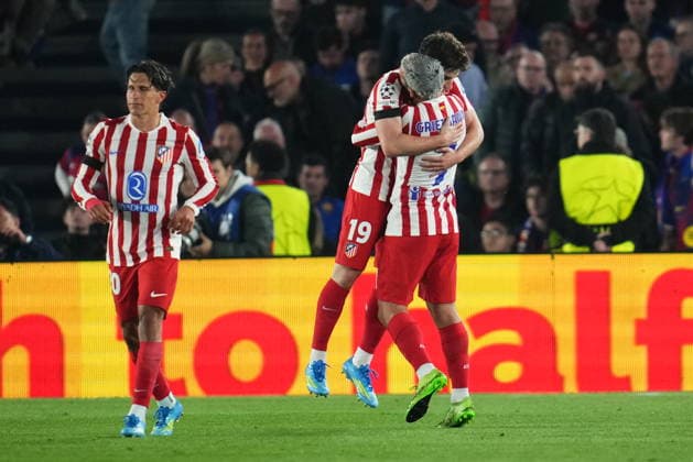 UEFA Champions League match, Quarter-Finals, first leg, between FC Barcelona, Barca and Atletico de Madrid played at Spotify Camp Nou Stadium on April 8, 2026 in Barcelona, Spain. (Photo by Bagu Blanco PRESSINPHOTO) Copyright: xBaguxBlancox xPRESSINPHOTOx