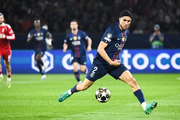 FOOTBALL : Paris Saint Germain vs Liverpool FC - Ligue des Champions - Quart de Finale - Match Aller - 08 04 2026 Achraf Hakimi (Paris SG) ParisFrance  Copyright: xBaptistexAutissierx