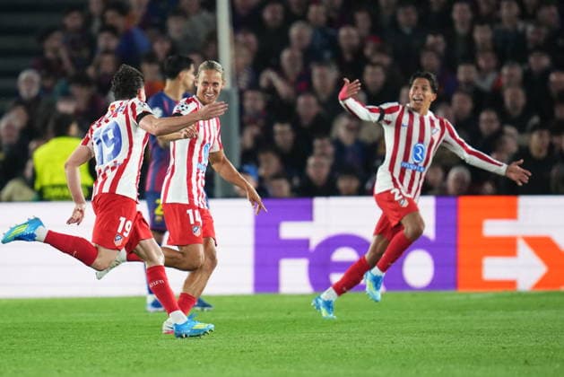 UEFA Champions League match, Quarter-Finals, first leg, between FC Barcelona, Barca and Atletico de Madrid played at Spotify Camp Nou Stadium on April 8, 2026 in Barcelona, Spain. (Photo by Bagu Blanco PRESSINPHOTO) Copyright: xBaguxBlancox xPRESSINPHOTOx