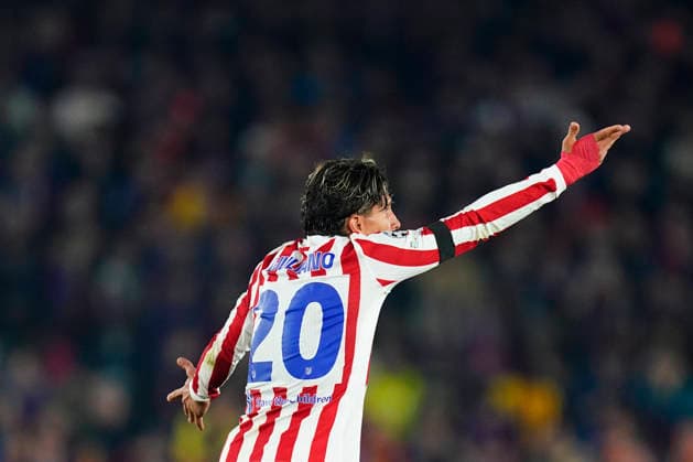 ESP: FC Barcelona, Barca - Atletico de Madrid. UEFA Champions League. Quarter-Finals, first leg. Giuliano Simeone of Atletico de Madrid during UEFA Champions League match, Quarter-Finals, first leg, between FC Barcelona and Atletico de Madrid played at Spotify Camp Nou Stadium on April 8, 2026 in Barcelona, Spain. kpng Copyright: xSergioxRuizx xPRESSINPHOTOx PS_260408_BAR_ATL_CH_2526_052